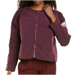 Adidas ZNE Padded Jacket XL Quilted Power Berry Multi Sport Purple
